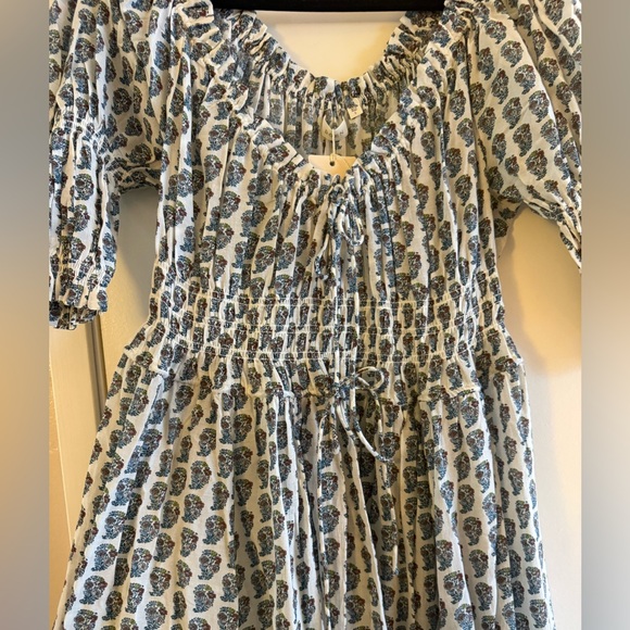 Doen Ischia Dress in Sea Salt Paisley - Picture 6 of 7